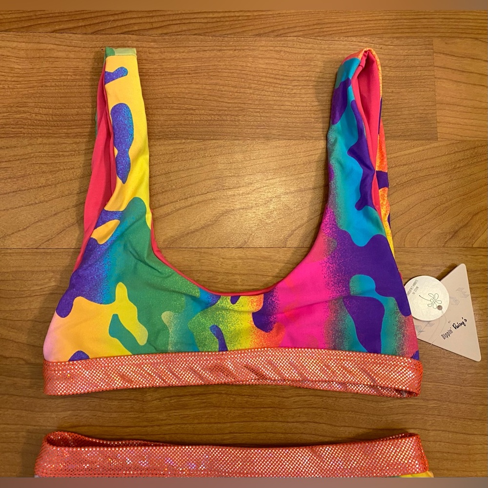 Dippin Daisy’s Festival Top - Electric Camo
